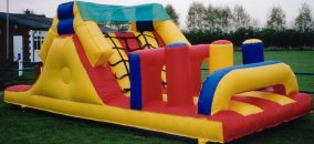 27ft Inflatable Assault Course for hire