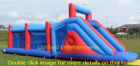 Inflatable Assault Course for hire for children and adults