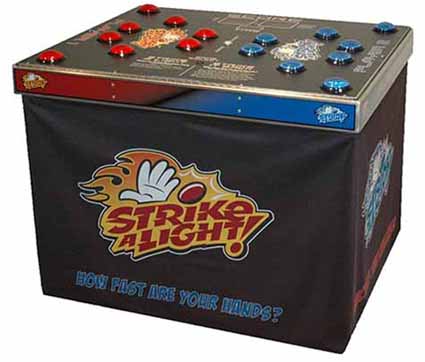 Strike a Light Reaction Speed game for hire