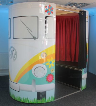 VW Camper Photo Booth hire for wedding receptions