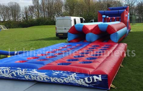 Inflatable Assault Course for adults for hire