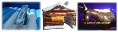 Winter and Christmas theme Entertainments and attractions for hire