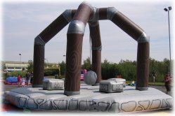 Wrecking Ball Inflatable Game hire - perfect for any Olympic theme event